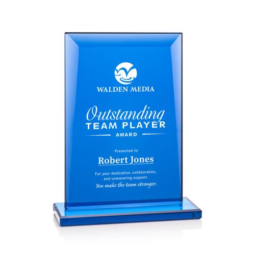 Awards and Trophies - Crystal Awards - Martello Rectangle Crystal Award