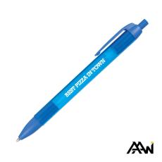 Widebody Pen w/Translucent Barrel - Matte Colored Accent - Promotional Products