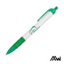 Widebody Grip Pen Glossy White Barrel - Matte