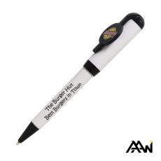 Jumbo Full Color Billboard Twist White Pen - Colored Accent - Writing Instruments
