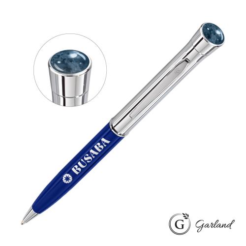 Promotional Products - Writing Instruments - Metal Pens - Garland® Monogram Aura Twist Ballpoint Pen - Chrome