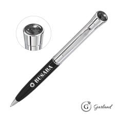 Garland Monogram Aura Twist Ballpoint Pen - Chrome - Metal Pens