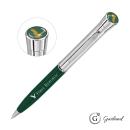 Garland&reg; Monogram Custom Twist Ballpoint Pen - Chrome