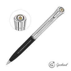 Garland Monogram Custom Twist Ballpoint Pen - Chrome - Metal Pens