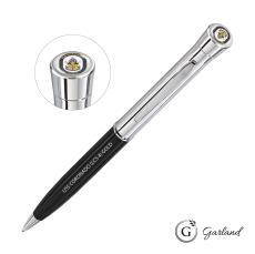 Garland Monogram Custom Twist Ballpoint Pen - Chrome - Metal Pens