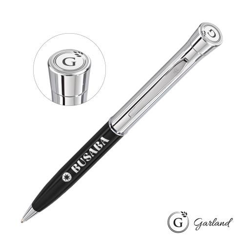 Promotional Products - Writing Instruments - Metal Pens - Garland&reg; Monogram Twist Ballpoint Pen - Chrome 