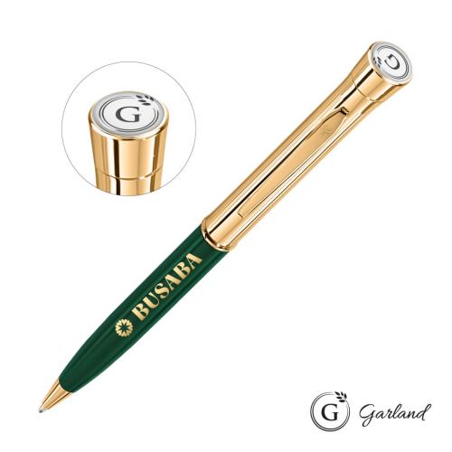 Promotional Products - Writing Instruments - Metal Pens - Garland® Monogram Twist Ballpoint Pen - Gold