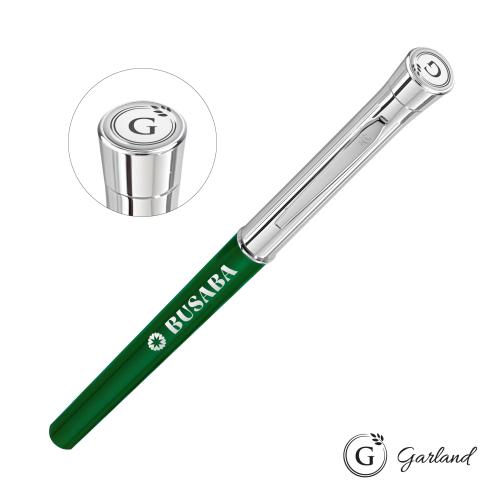 Promotional Products - Writing Instruments - Metal Pens - Garland&reg; Monogram Rollerball Pen - Chrome