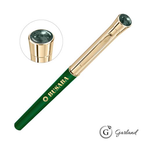 Promotional Products - Writing Instruments - Metal Pens - Garland&reg; Monogram Aura Rollerball Pen - Gold