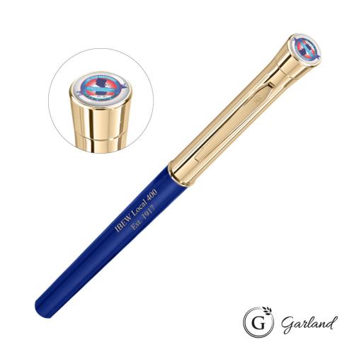 Promotional Products - Writing Instruments - Metal Pens - Garland® Monogram Custom Rollerball Pen - Gold