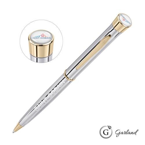 Promotional Products - Writing Instruments - Metal Pens - Garland® Signature Custom Twist Ballpoint Pen - Chrome