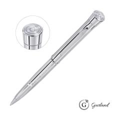 Garland Signature Emblem Twist Ballpoint Pen - Chrome - Writing Instruments