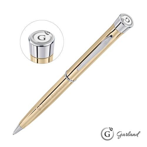 Promotional Products - Writing Instruments - Metal Pens - Garland® Signature Twist Ballpoint Pen - Gold Barrel