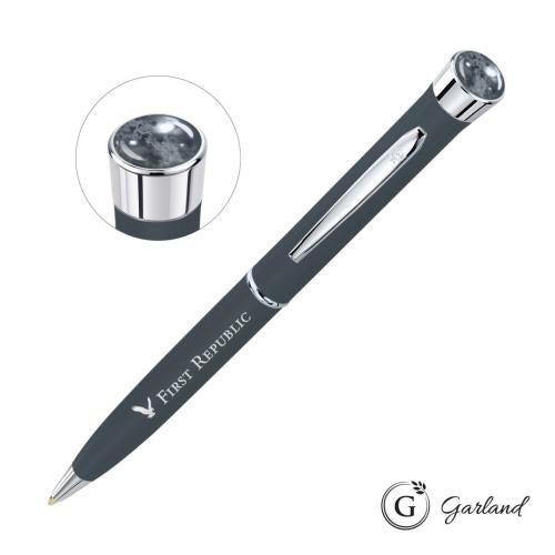 Promotional Products - Writing Instruments - Metal Pens - Garland® Color Matte Aura Twist Pen - Chrome