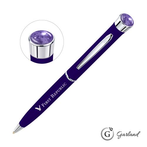 Promotional Products - Writing Instruments - Metal Pens - Garland&reg; Color Matte Aura Twist Pen - Chrome