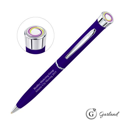 Promotional Products - Writing Instruments - Metal Pens - Garland&reg; Color Matte Custom Twist Pen - Chrome