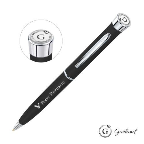 Promotional Products - Writing Instruments - Metal Pens - Garland® Color Matte Twist Ballpoint Pen - Chrome