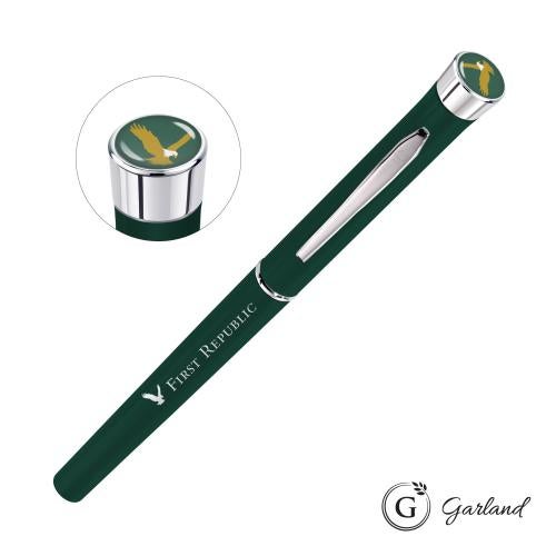 Promotional Products - Writing Instruments - Metal Pens - Garland&reg; Color Matte Custom Rollerball Pen - Chrome