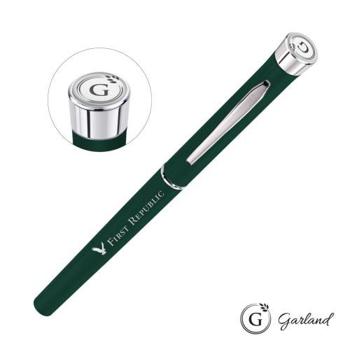 Promotional Products - Writing Instruments - Metal Pens - Garland® Color Matte Rollerball Pen - Chrome