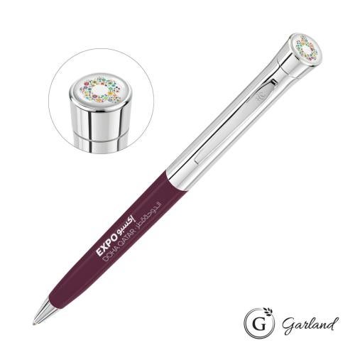 Promotional Products - Writing Instruments - Metal Pens - Garland® Founders Custom Ballpoint Pen - Chrome