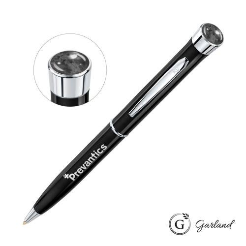 Promotional Products - Writing Instruments - Metal Pens - Garland® Color Aura Twist Ballpoint Pen - Chrome Accent