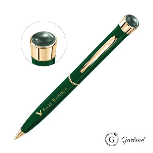 Promotional Products - Writing Instruments - Metal Pens - Garland&reg; Color Aura Twist Ballpoint Pen - Gold Accent
