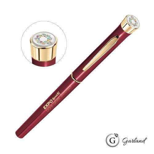 Promotional Products - Writing Instruments - Metal Pens - Garland&reg; Color Custom Rollerball Pen - Gold Accent