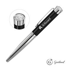 Garland Executive Emblem Monogram Rollerball Pen - Chrome - Writing Instruments
