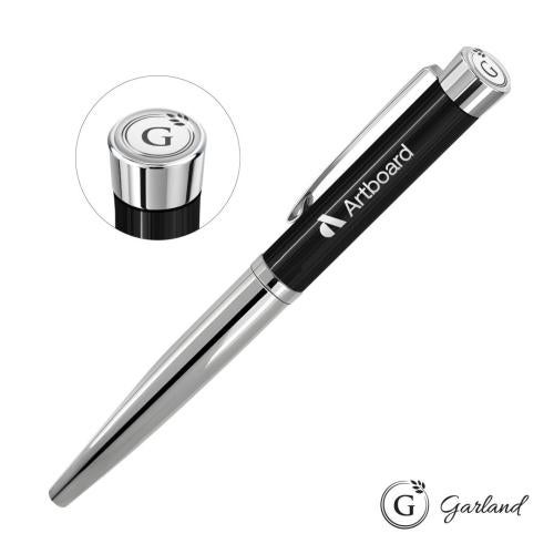 Promotional Products - Writing Instruments - Metal Pens - Garland® Executive Monogram Rollerball Pen - Chrome