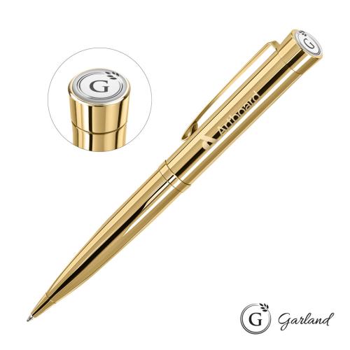 Promotional Products - Writing Instruments - Metal Pens - Garland® Executive Signature Twist Pen - Gold