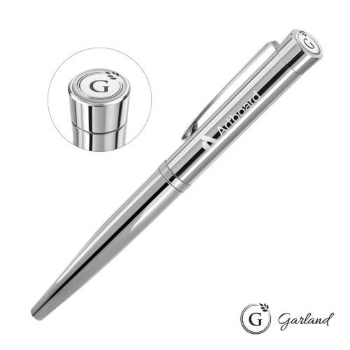 Promotional Products - Writing Instruments - Metal Pens - Garland® Executive Signature Rollerball Pen - Chrome