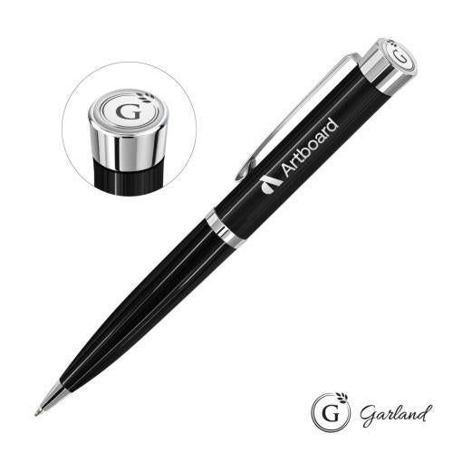Promotional Products - Writing Instruments - Metal Pens - Garland® Executive Color Ballpoint Twist Pen - Chrome