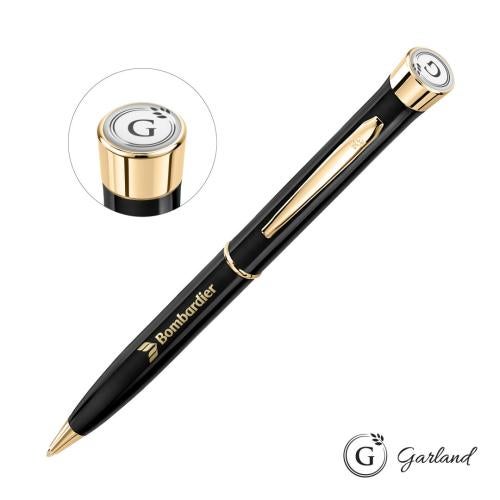 Promotional Products - Writing Instruments - Metal Pens - Garland® Patriot Ballpoint Twist Pen - Gold Accent