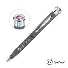 Garland Recycled Custom Ballpoint Twist Pen - Chrome Accent - Writing Instruments