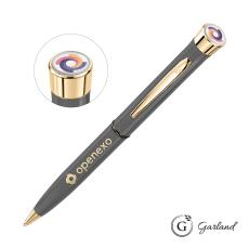 Garland Recycled Custom Ballpoint Twist Pen - Gold Accent - Writing Instruments