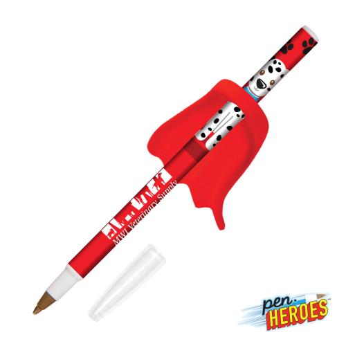 Promotional Products - Writing Instruments - Plastic Pens - Pen Heroes™ Pet Series dog w/Cape Pen