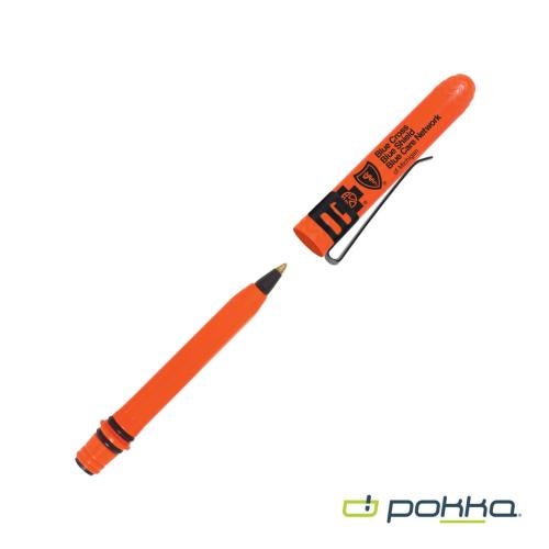 Promotional Products - Writing Instruments - Plastic Pens - Pokka® Pocket Pen w/Clip
