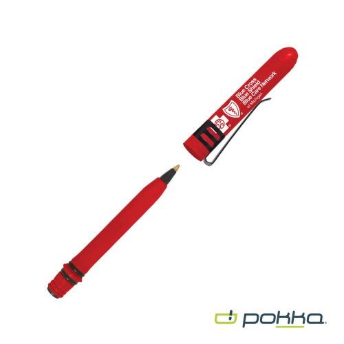 Promotional Products - Writing Instruments - Plastic Pens - Pokka&reg; Pocket Pen w/Clip