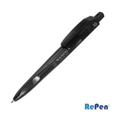 RePen Squared Translucent Clicker rPET Pen - Plastic Pens