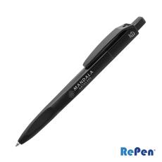 RePen Squared Opaque Clicker rPET Pen - Plastic Pens
