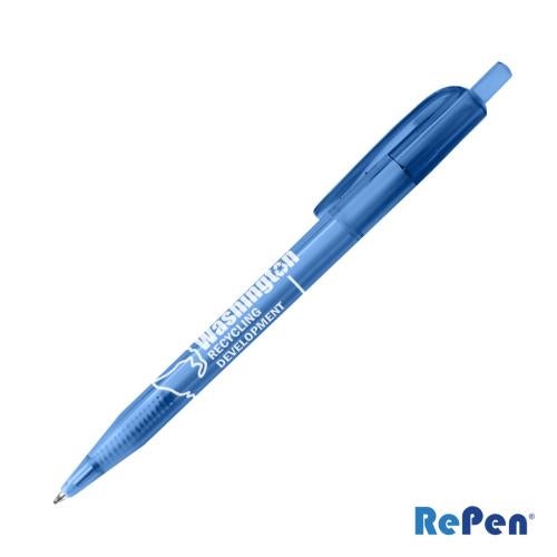Promotional Products - Writing Instruments - Plastic Pens - RePen® Translucent Clicker rPET Pen