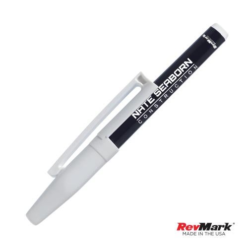 Promotional Products - Writing Instruments - Markers - RevMark&reg; Black Barrel Industrial Wet Erase Marker w/clip