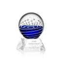 Tranquility Clear on Sheffield Base Globe Glass Award