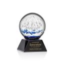 Starburst Black on Sheffield Base Globe Glass Award