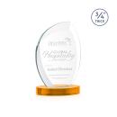 Wichita Amber on Alberton Base Peaks Crystal Award