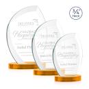 Wichita Amber on Alberton Base Peaks Crystal Award