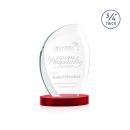 Wichita Red on Alberton Base Peaks Crystal Award