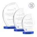 Wichita Sky Blue on Alberton Base Peaks Crystal Award