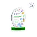 Wichita Full Color Green on Alberton Base Peaks Crystal Award