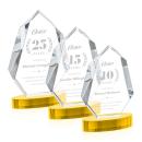 Norwood Gold on Alberton Base Polygon Crystal Award